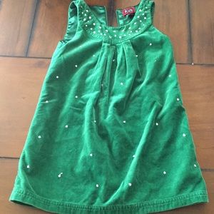 Adorable girls velvet dress